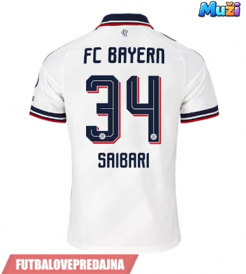 Lacne Muži Futbalové dres Bayern Munich Ismael Saibari #34 2026-27 Krátky Rukáv - Preč